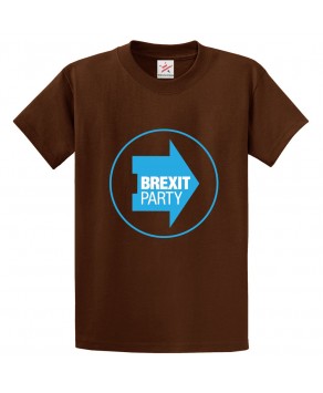 Brexit Party Classic Unisex Kids and Adults T-shirt For UK Political Fans